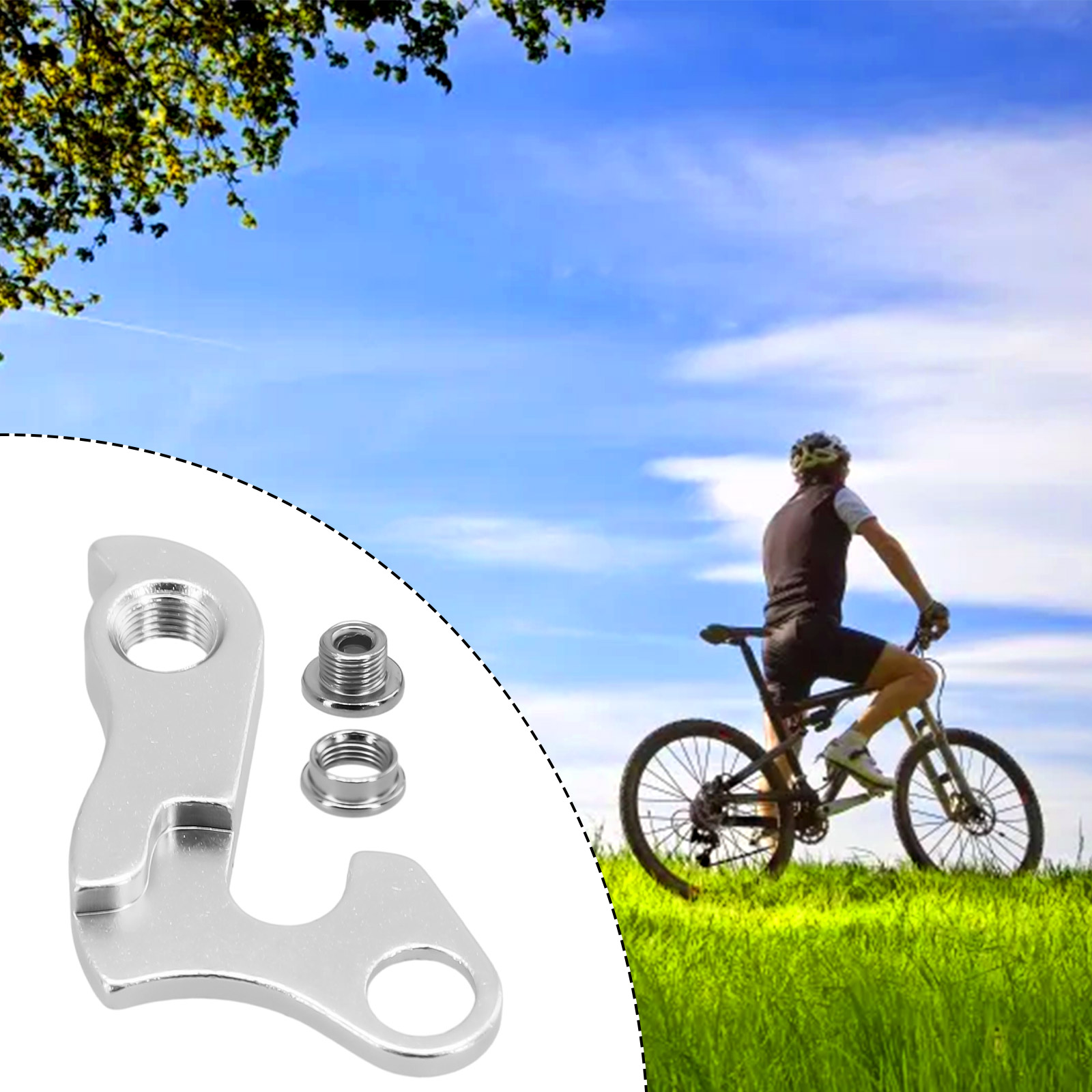 Quality Cycling Gear - MTB Schaltauge Metall Ersatz Silber Robust