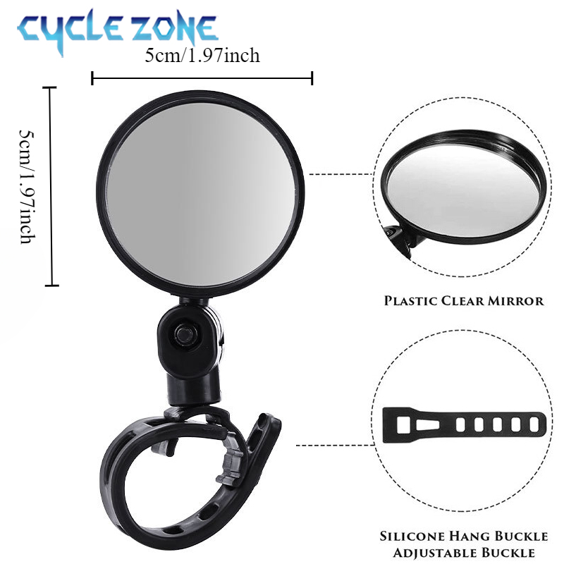 2PCS Fahrrad Rückspiegel 360 G – Cycle Zone Bewertung und Preis