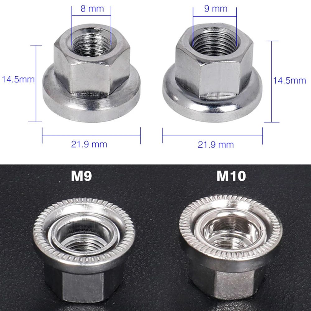 Fahrradnabenmuttern M9 M10 für – Cycling Gear Hub Bewertung und Preis