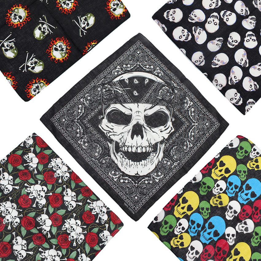 Schädel Bandana Square Schal 1 – Cycle Zone Bewertung und Preis