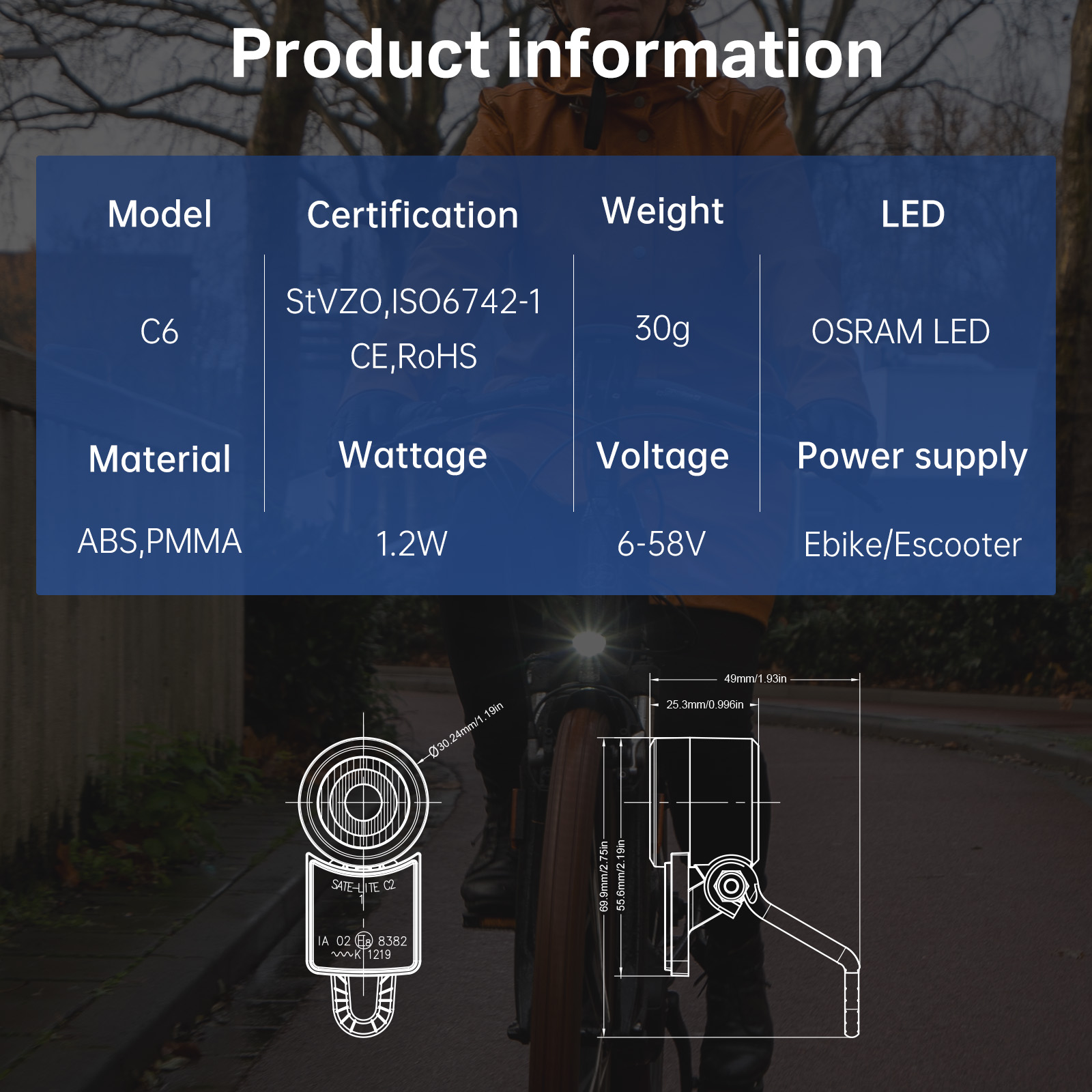 Linkbest 20 Lux LED-Fahrradlic – Bike Dynamo Light Bewertung und Preis